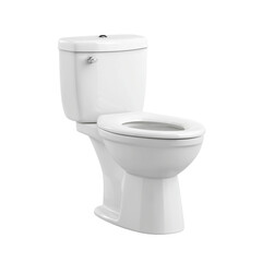 white toilet isolated on transparent background png 