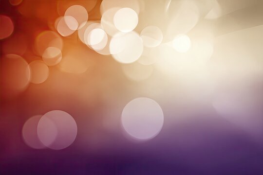 Abstract bokeh background in warm and cool colors
