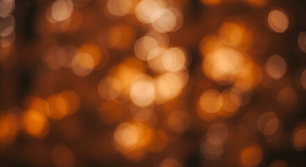 Warm, diffused light bokeh.