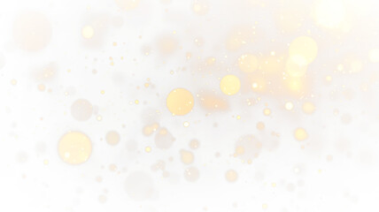 Golden Bokeh Light Background with Sparkles PNG. Stock royalty free	