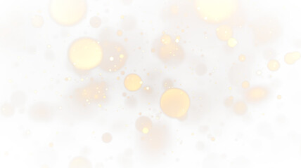 Golden Bokeh Light Background with Sparkles PNG. Stock royalty free	
