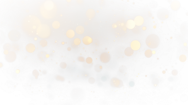 Golden Bokeh Light Background with Sparkles PNG. Stock royalty free	
