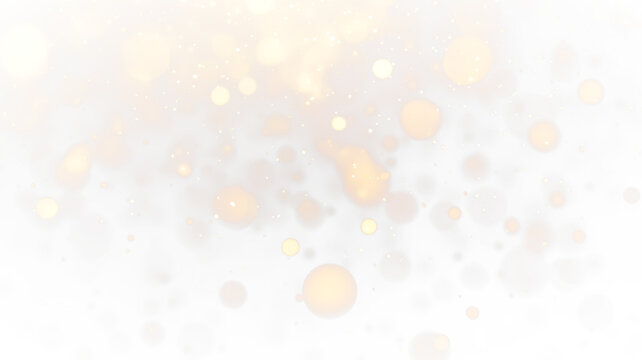 Golden Bokeh Light Background with Sparkles PNG. Stock royalty free	
