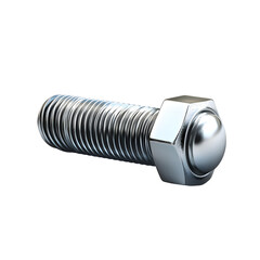 Industrial Steel Bolt and Nut with Threaded Design and Hexagonal Shape