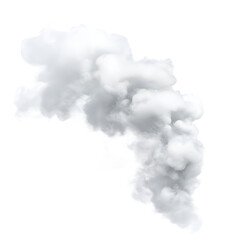 White Smoke Isolated on White Background: Professional Smoke Effect for Design Projects