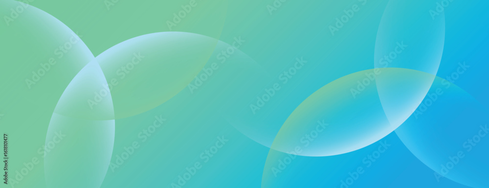 Poster abstract background with a gradient style, featuring green and blue colors. the background has a smo
