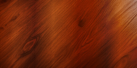 High Gloss Brown Lacquered Wood Planks, Highlighting Their Polished Surface and Rich Deep Brown Color, While Showcasing Natural Grain Detail for a Luxurious and Retro Look"
