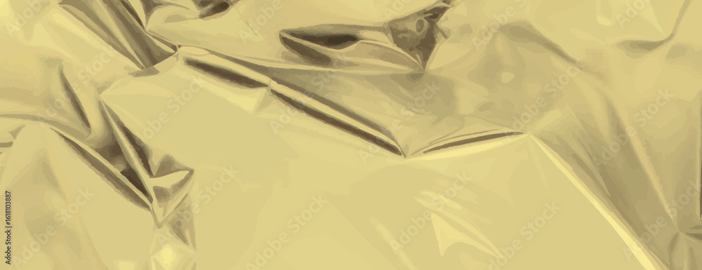 Poster a shiny gold background with a metallic texture. the background features crumpled gold surfaces, cre