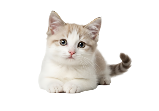 A charming kitten with a curious expression.