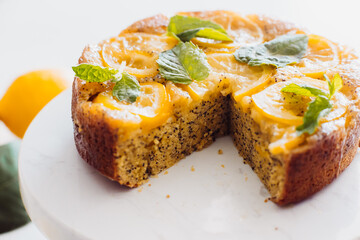 Lemon poppyseen cake