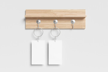 Blank Key Chain Mockup