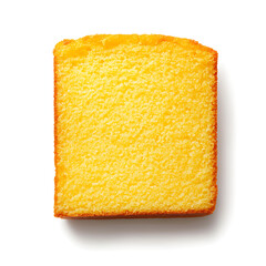 Fototapeta premium Slice of Golden Pound Cake