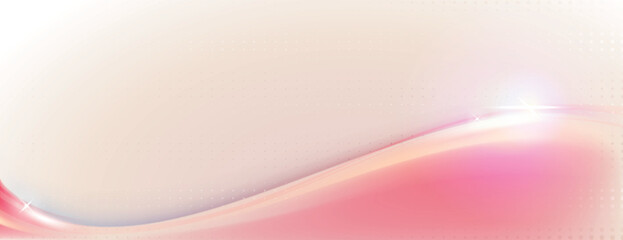 Soft pink and white gradient background with smooth, flowing texture. The background features pink and white hues with a gentle, airy feel. Gradient wave background vector. Pink background.