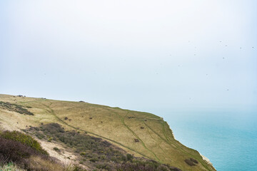 The White Cliffs in Dover, UK