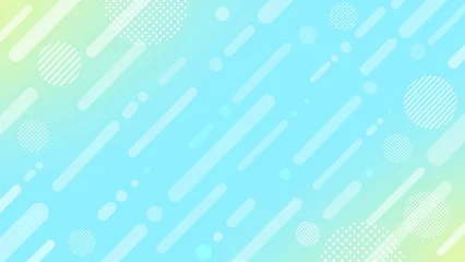 Gardinen Pop Art 幾何学模様　16:9   素材　ポップ　おしゃれ　ストライプ　斜め　抽象的　爽やか　キラキラ　Geometric pattern background  © あんもち