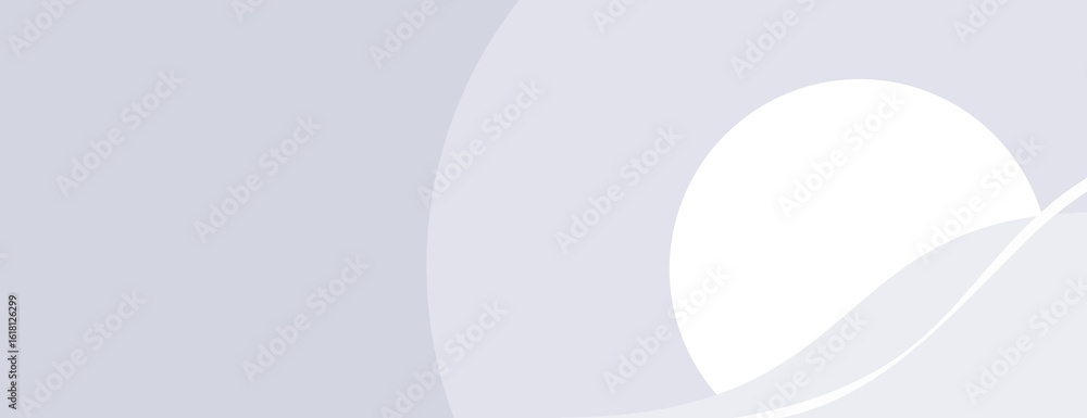 Poster minimalist background with light gray and white colors. the background features smooth, flowing curv