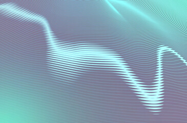 Abstract wavy lines background 