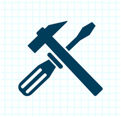 Vector illustration on a checkered background.