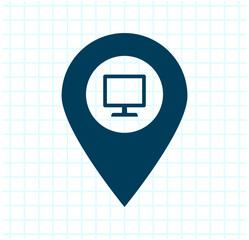Vector illustration on a checkered background.