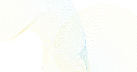 Fototapeta premium Abstract dynamic waves line background. Abstract wavy lines element tech background. 