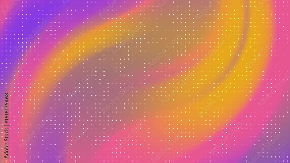 Aufkleber abstracts blink dot abstract background with gradient colors and sparkling dots creates a dreamy, co