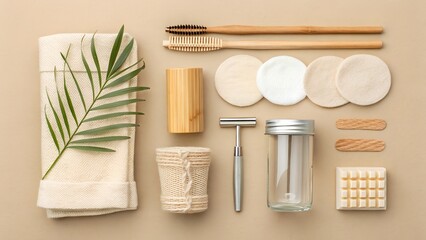set of cosmetic products