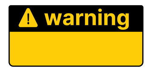 Obraz premium caution sign on a white background