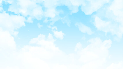 Clear blue sky background, clouds with background. 