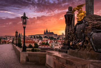 Sunset in Prague