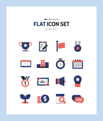 심플 컬러 플랫 아이콘 07
