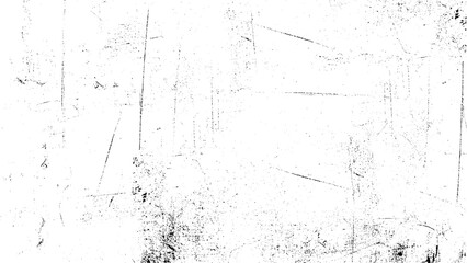 Close up of roughly painted indoor white wall. Rusty and scratched texture. Vector illustration.