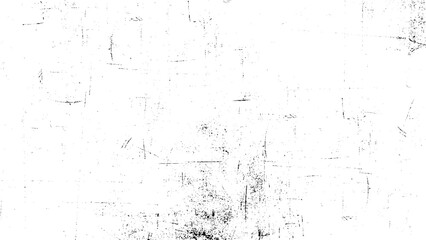 Rusty and scratched iron texture. Rust and dirt overlay black and white texture. Simple black and white abstract grunge background texture, vector template, grainy urban illustration design