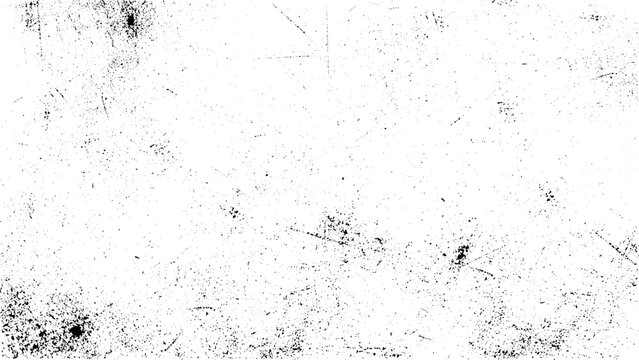 Simple black and white abstract grunge background texture, vector template, grainy urban illustration design. Rusty and scratched iron texture. Rust and dirt overlay black and white texture.