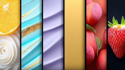 Pastel Color Palette with Smooth Flowing Gradient