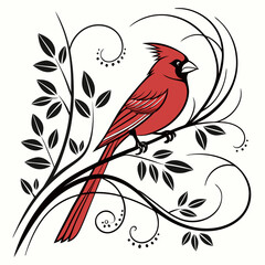 Obraz premium bird on branch