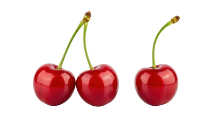 Isolated Cherries