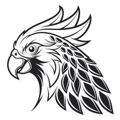 Fototapeta premium eagle tattoo vector