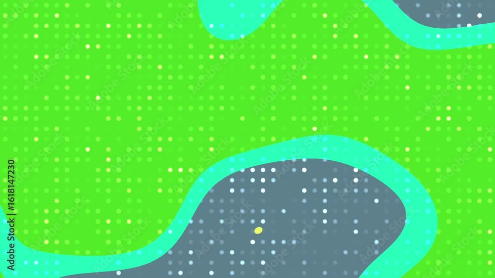 Poster abstracts liquid blink dot abstract background animation with colorful organic shapes and dotted pat