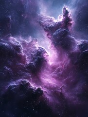 Fototapeta premium northern lights in space