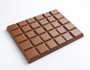 Fototapeta premium Segmented Chocolate Bar Isolated