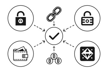 lock icon set