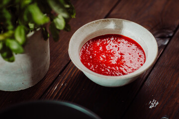Stawberry  coulis