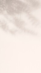 Leaf shadow aesthetic iPhone wallpaper, beige background