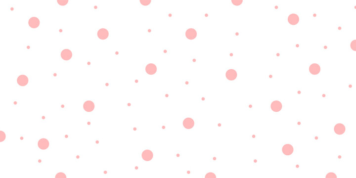 pink and black polka dots on white background,eps10