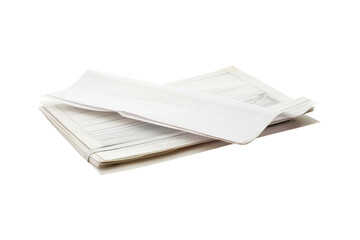 Important documents are organized neatly on a table in a bright office space during the day for efficient processing and review