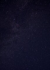Night starry sky background