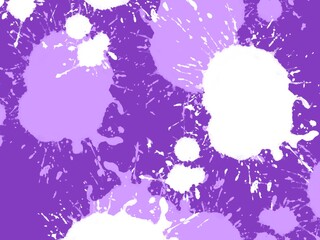 보라색 물감 자국