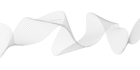 Abstract wave line for banner wallpaper background with wave design. Futuristic technology and wave pattern.	