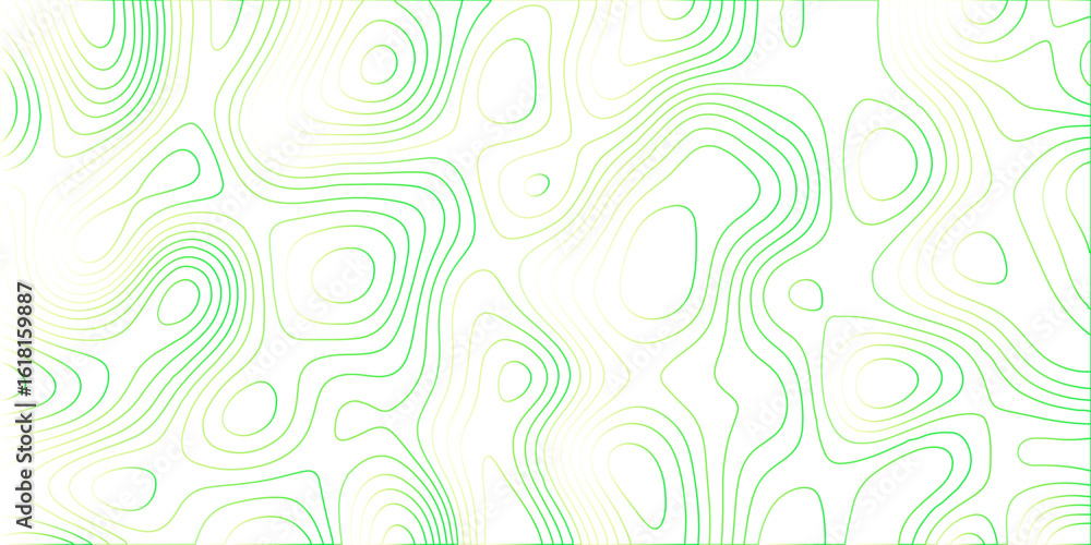 Poster abstract topographic map. vector tree rings seamless background, subtle pattern. topographic map bac