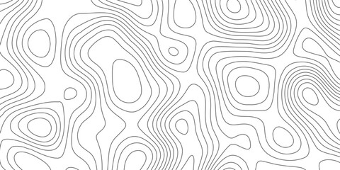 Abstract Topographic map. Vector tree rings seamless background, subtle pattern. topographic map background concept. Topographic canyon geometric map relief texture with curved layers and shadow.	